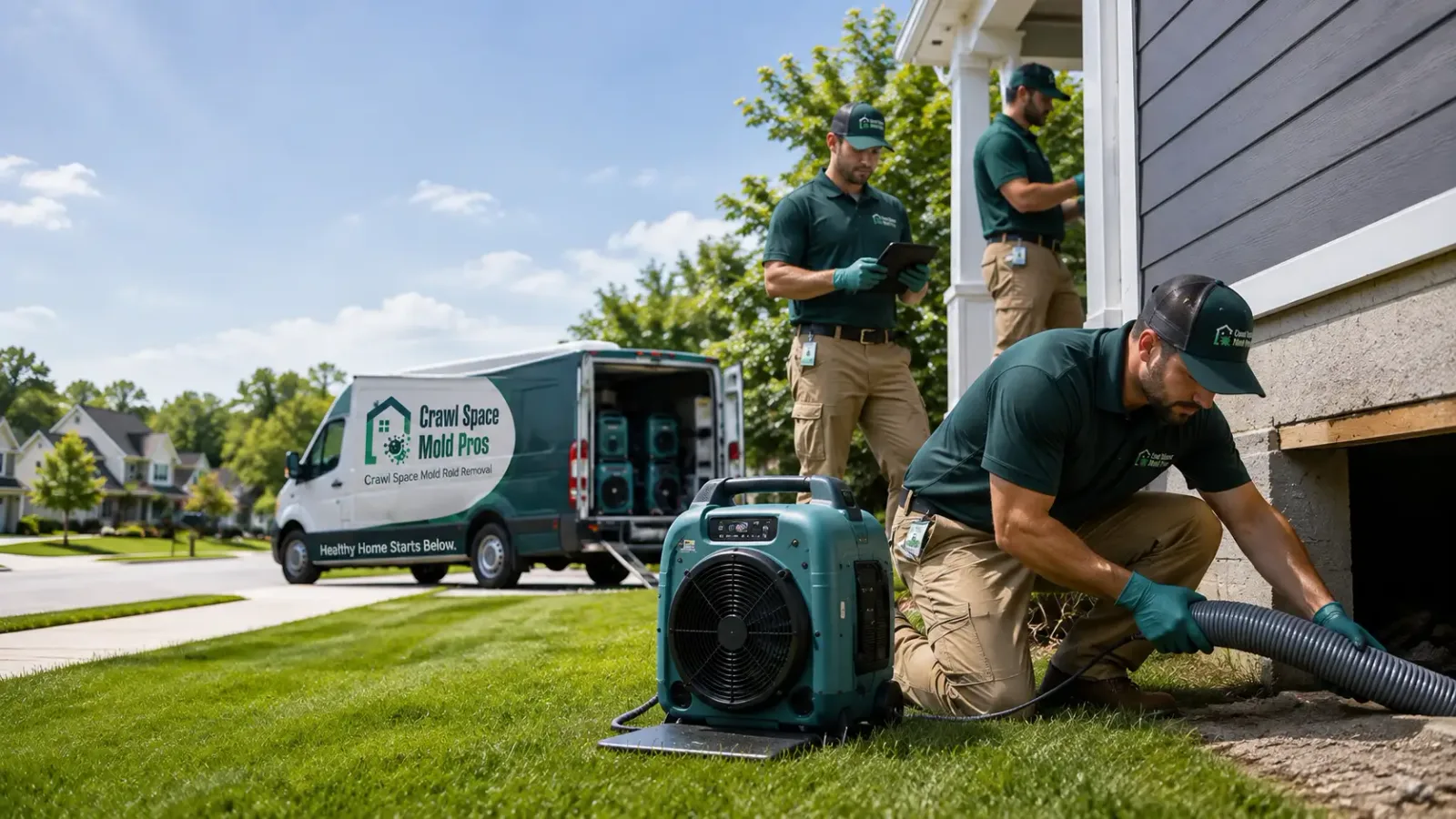 Crawl Space Mold Removal in Zaleski, OH